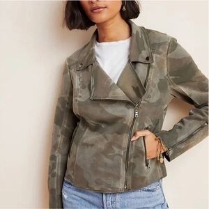 NWT Marrakech Camo Moto Jacket